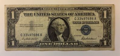 1 Dollar Silver Certificate