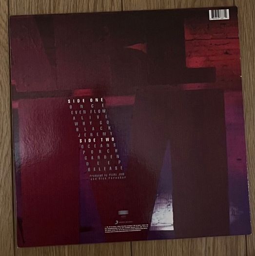 Pearl Jam Ten vinyl