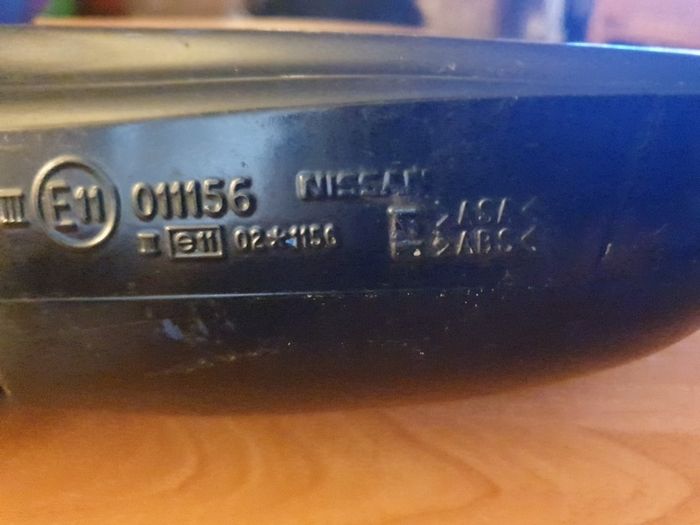 Nissan Micra K11 Driver Side Front Manual Door Mirror 1998-2002