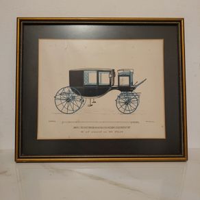 Antique coachbuilders art journal bookplate