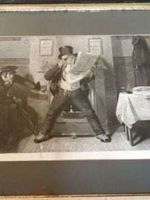 Robert Buss The Monopolist Lithograph Print 1841
