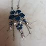 Costume  Necklace & Matching  Earrings. Length  - 11" Image 2
