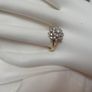 Sparkling Diamond Cluster Ring 18Carat Gold Image 8