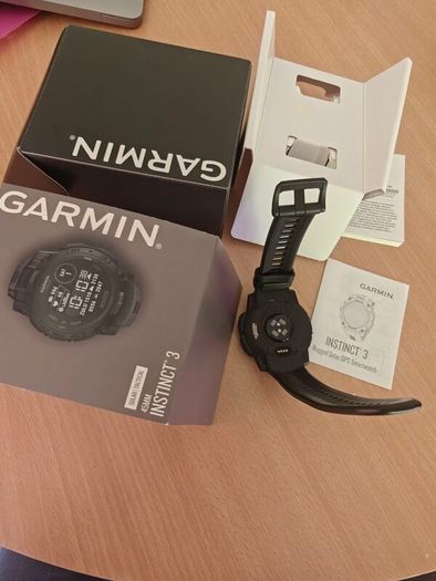 Garmin Instinct 3 Solar Tactical Edition 45mm black model.