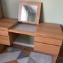 Dressing  table with mirror and drawers Image 3