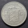 1931 Netherlands 2 1/2 Gulden - Wilhelmina Silver coin Image 2