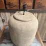 large pottery lamp Image 2