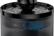 FREE EXPRESS SHIPPING Cat Water Fountain for Drinking, 2 L Cat Fountain with a Ball, Ultra Quiet Pet Water Fountain, Multiple Filtration, Visual Water Level, LED Light, Attracting Pets to Drink Water