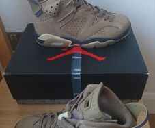 Air Jordan 6 Retro GTX Brown Kelp Gore-Tex UK4 EU37.5