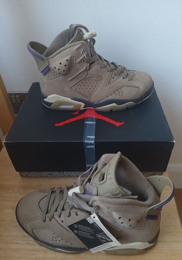 Air Jordan 6 Retro GTX Brown Kelp Gore-Tex UK4 EU37.5