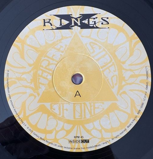 Kings X - Three Sides of One. Double LP with booklet insert and free CD. Only the first LP has been played, and just once. Everything  as new.
