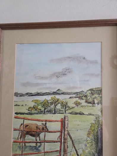 "Dublin Bay from Howth" Watercolour by Michael Walsh - Signed and dated