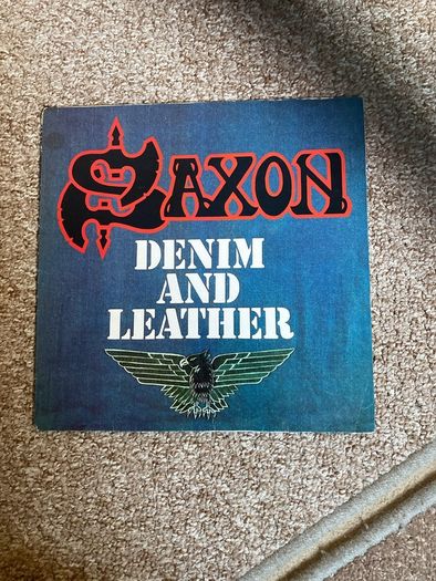 Saxon "Denim and Leather " vinyl