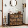 Industrial design with 7 drawers (Rustic brown) FREE P&P Image 5