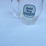 Gold keg  vintage half pint draught beer tankard glass .made by skol company, 70s ,rare glass,sold as is Image 7