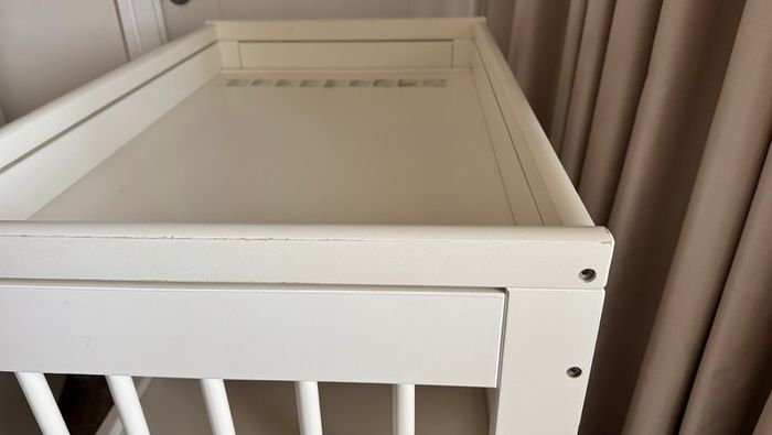 IKEA GULLIVER Changing table, changing unit, baby station in white - kids, toddlers, newborn with new mat cover