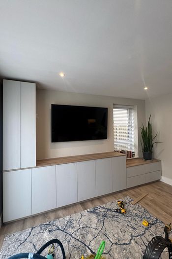 Wardrobes, kitchens, utility rooms, storage units.