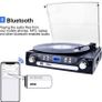 Vinyl Record Playe with Bluetooth and Stereo Speakers, Turntable for Vinyl to MP3 with Cassette Play, AM/FM Radio, Remote Control, USB/SD Encoding, 3.5mm Music Output Jack (FREE POSTAGE) Image 6