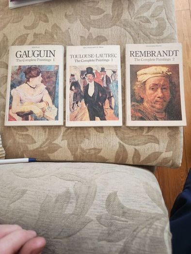 3 X Complete Paintings.  Gauguin 1. Rembrandt 2. & Toulouse- Lautrec 1.3 X Paperback In Good Condition.