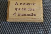 Wooden French humorous piece