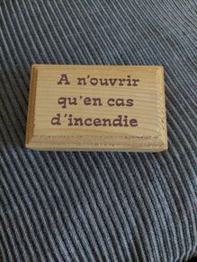 Wooden French humorous piece