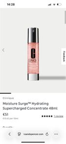 Clinique Moisture Surge Hydrating Supercharge Concentrate 48ml