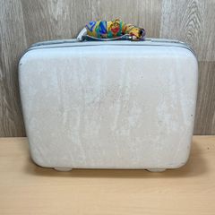 Samsonite Vintage White Hard Case Vanity - Small