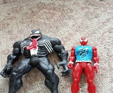 Spiderman and Venom Figures