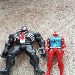 Spiderman and Venom Figures
