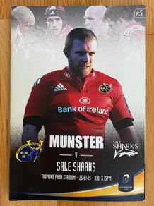 2015 Munster v Sale Sharks - Champions Cup Programme
