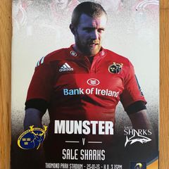 2015 Munster v Sale Sharks - Champions Cup Programme