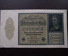 Germany. Reichsbanknote. 10000 Mark (19.1.1922)