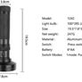 UV 100 LED Ultraviolet torch in box w/batteries Image 3