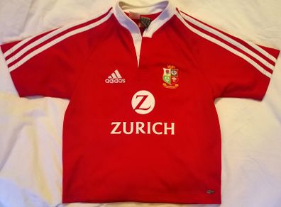 Youth Lions Adidas rugby jersey