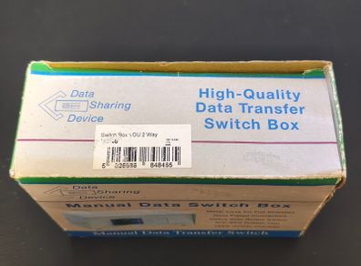 Manual Data Transfer Switch Box VDU 2 Way VGA Device Sharing DWHD155AB Vintage
