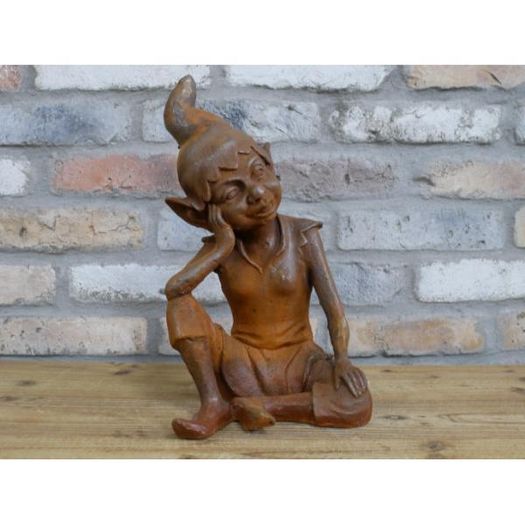 Rusty Cast Iron Elf D11218