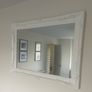 White wall mirror Image 4