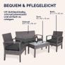 Garden Furniture Set for 4 People  Weatherproof Rattan Effect Image 4