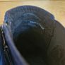 Navy wedge suede ankle boot (Marco Tozzi) Image 3
