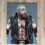 Triple H WWE acrylic original portrait painting art canvas wrestling memorabilia Image 2