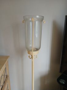 Tall floor candle holder stand
