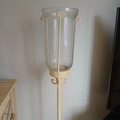 Tall floor candle holder stand