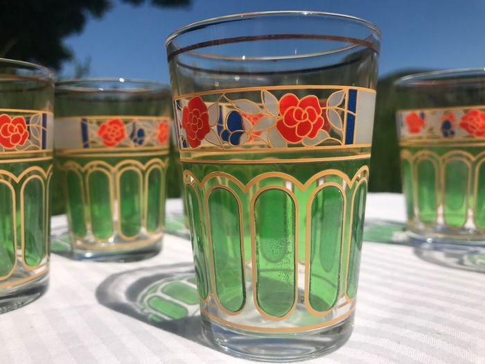 6 Vintage Italian  glasses