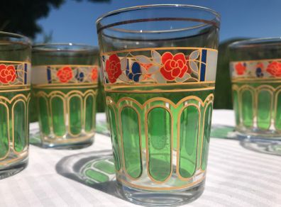 6 Vintage Italian  glasses
