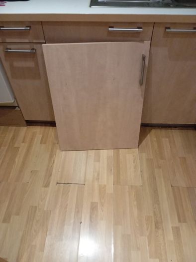 kitchen press doors (three) 1large. 2 normal