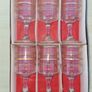 The set features six vintage vodka or liqueur glasses. Image 2