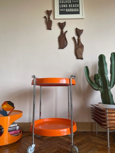 Mid century modern danish side table end table