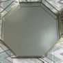 Hexagon gold mirror tray like new Image 5