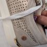 Footwear Taupe Runners with gold zip Image 7