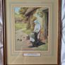 Set of 4 Vintage Charles E. Wilson Framed Art Prints - Idyllic British Country Life Scenes Image 4